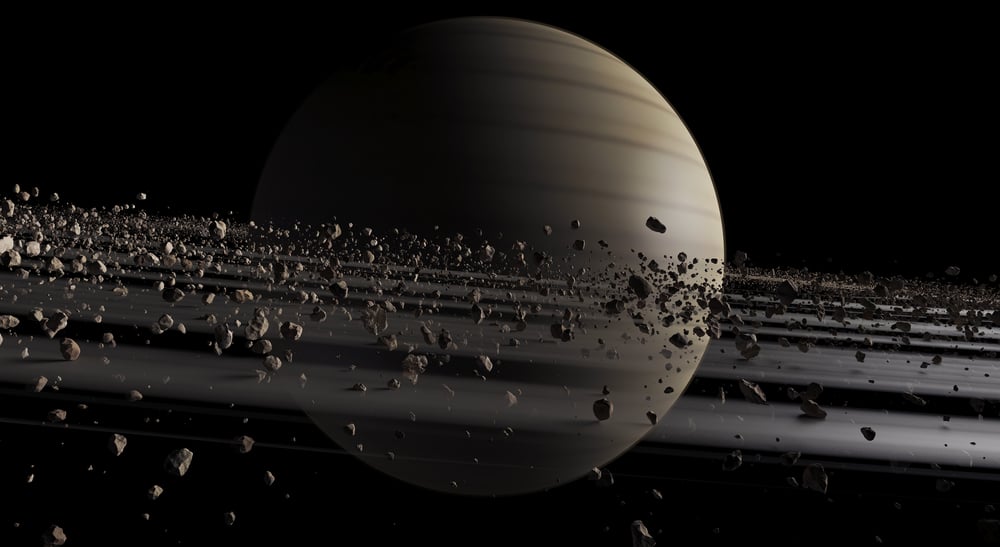 Saturn, isolated on black(AvDe)S
