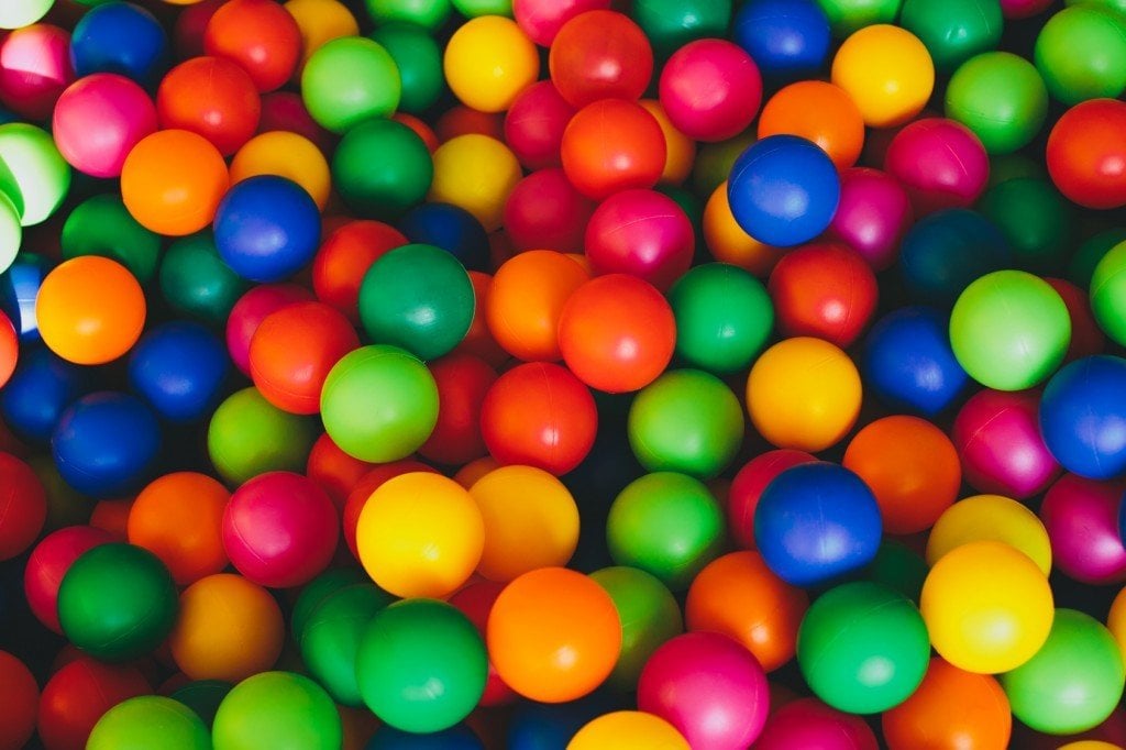 Colourful Balls in a Ball Pit