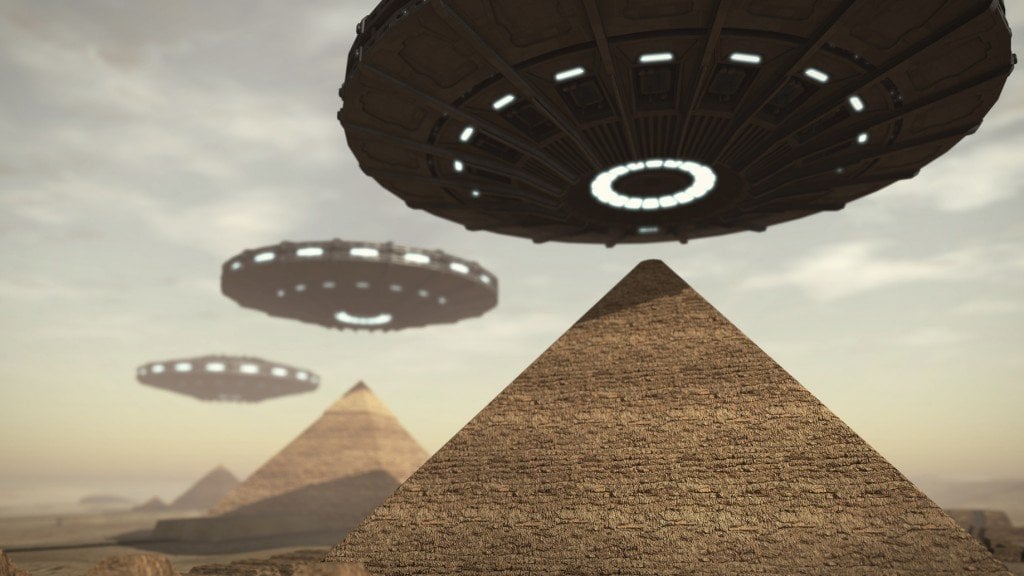 What human-made structures can be seen from space?