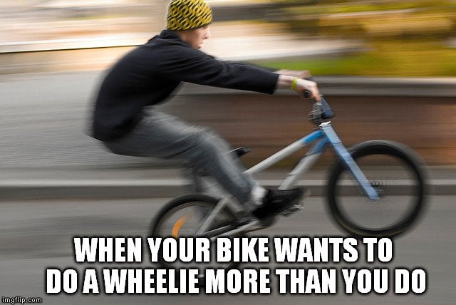 wheelie mistake meme