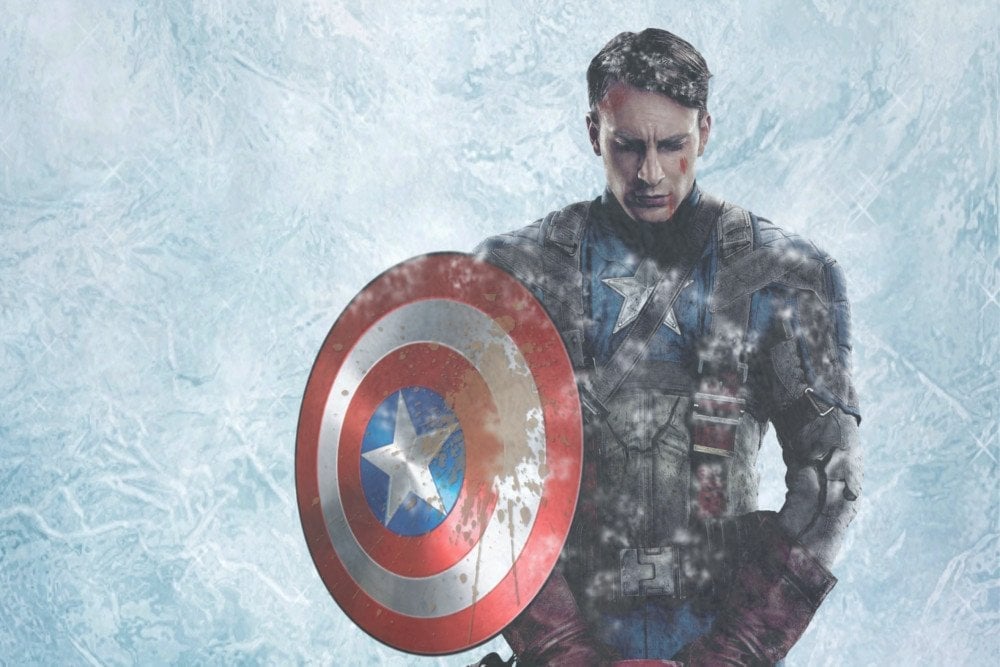 Captain america frozen