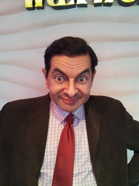 rowan atkinson mr bean wax statue