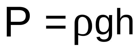 rho g h formula