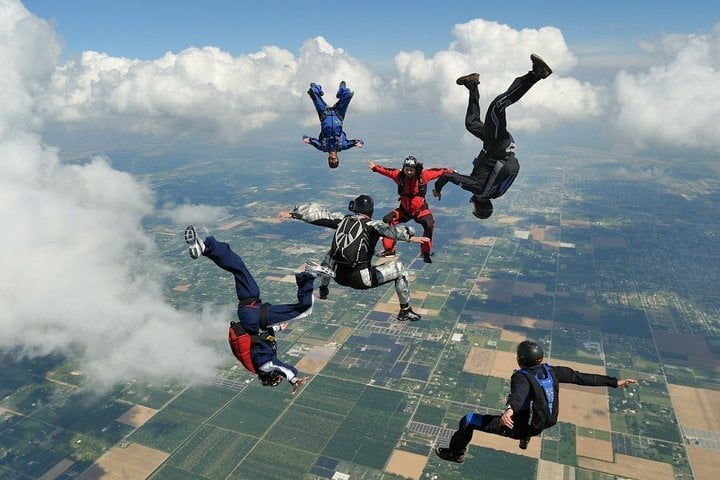 Skydiving