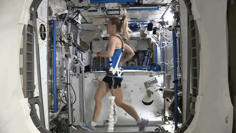 exercise at the ISS