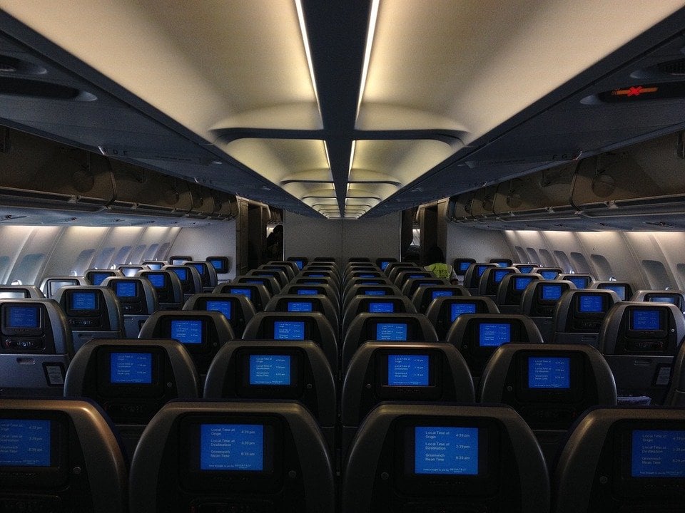 airplane cabin