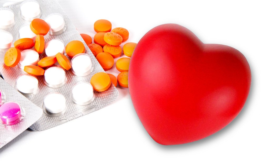Medicine and rubber love heart