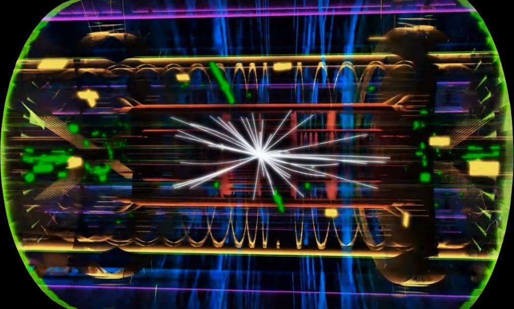 The Particle Collision Inside The World's Largest Particle Accelerator