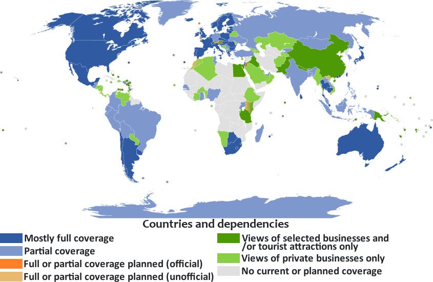 Countries and dependencies