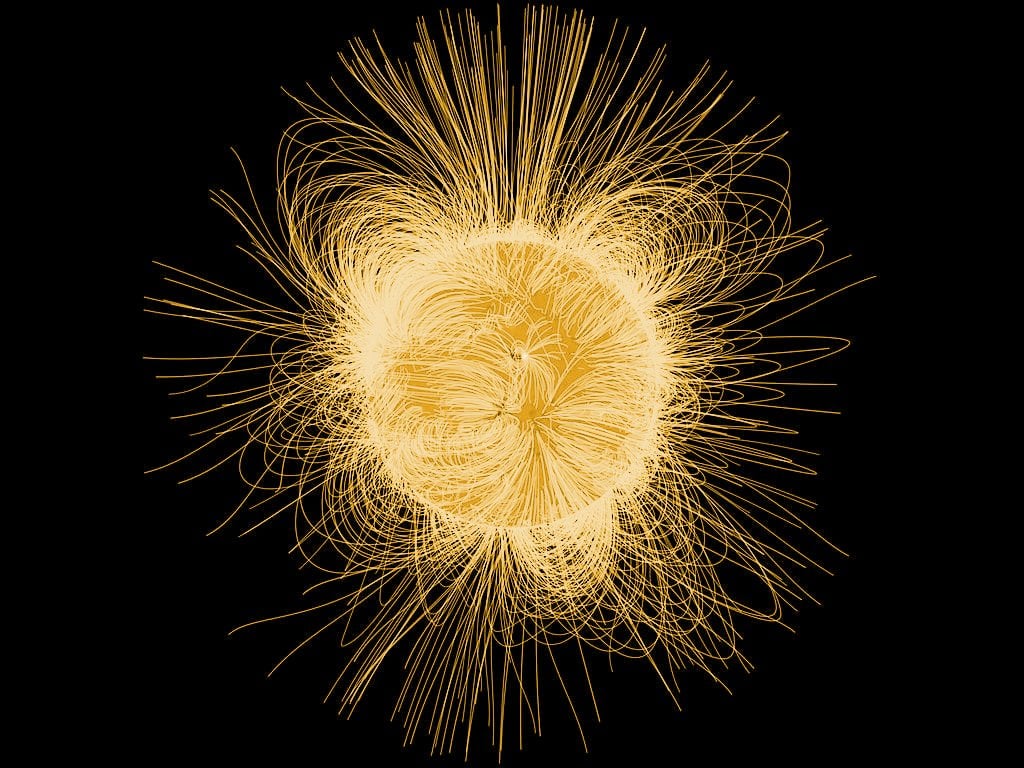 Sun magnetic field