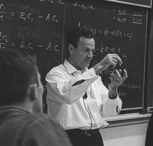 Feynman teaching