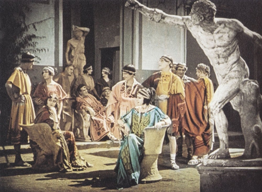 The screening of The Last Days Of Pompeii