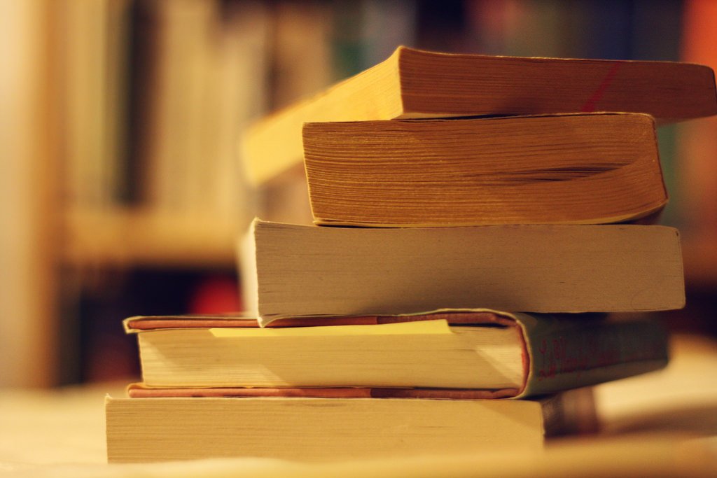 Old yellow books