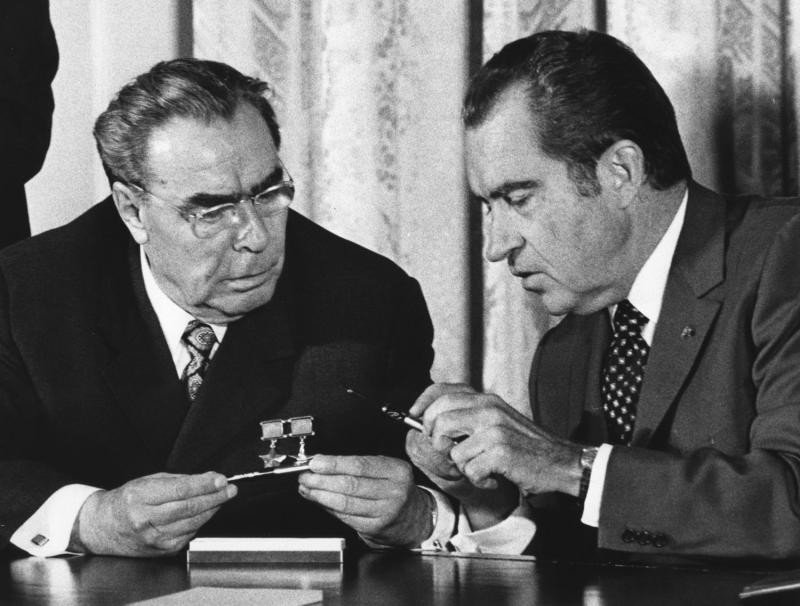 Brezhnev and Nixon