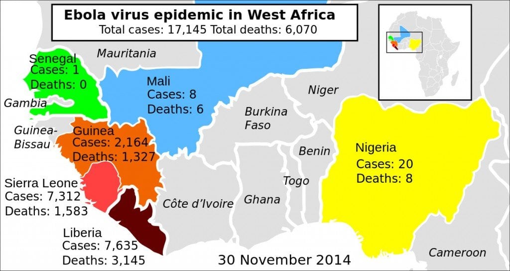 Ebola virus epidemic in west africa