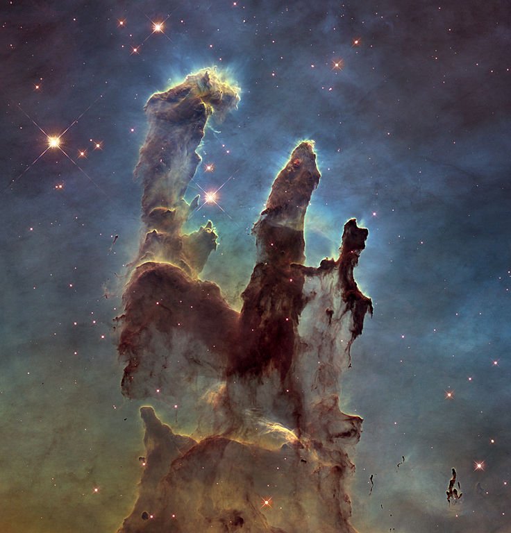 Pillars of creation 2014 HST WFC3 medium res