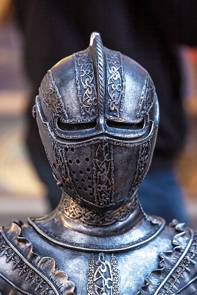 knight armor iiron chevalier metal