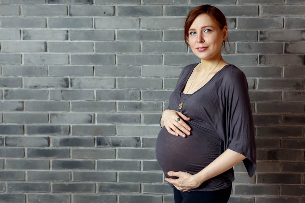 Growing baby bump