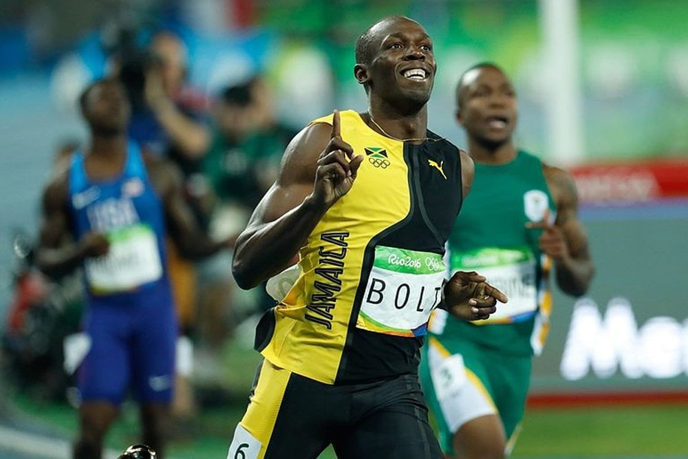 Usain Bolt running