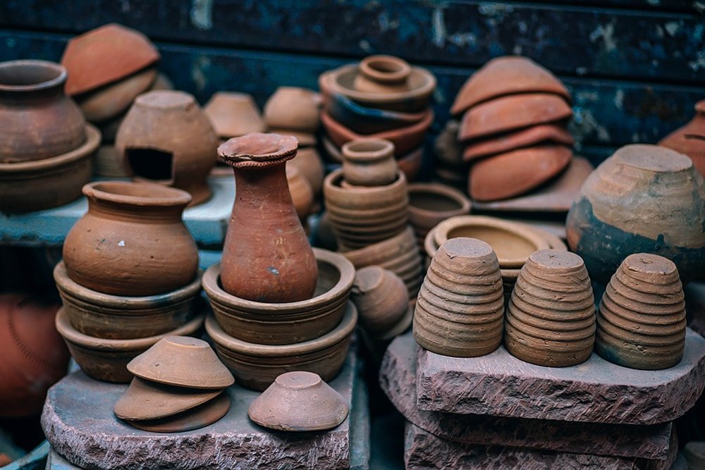 pottery pot