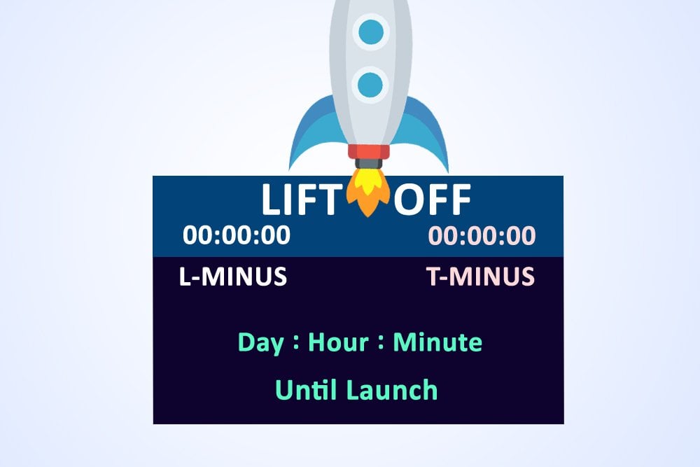 rocket launch time