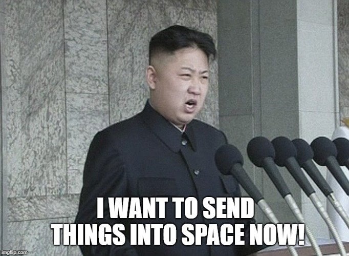 I want to send things into space NOW meme