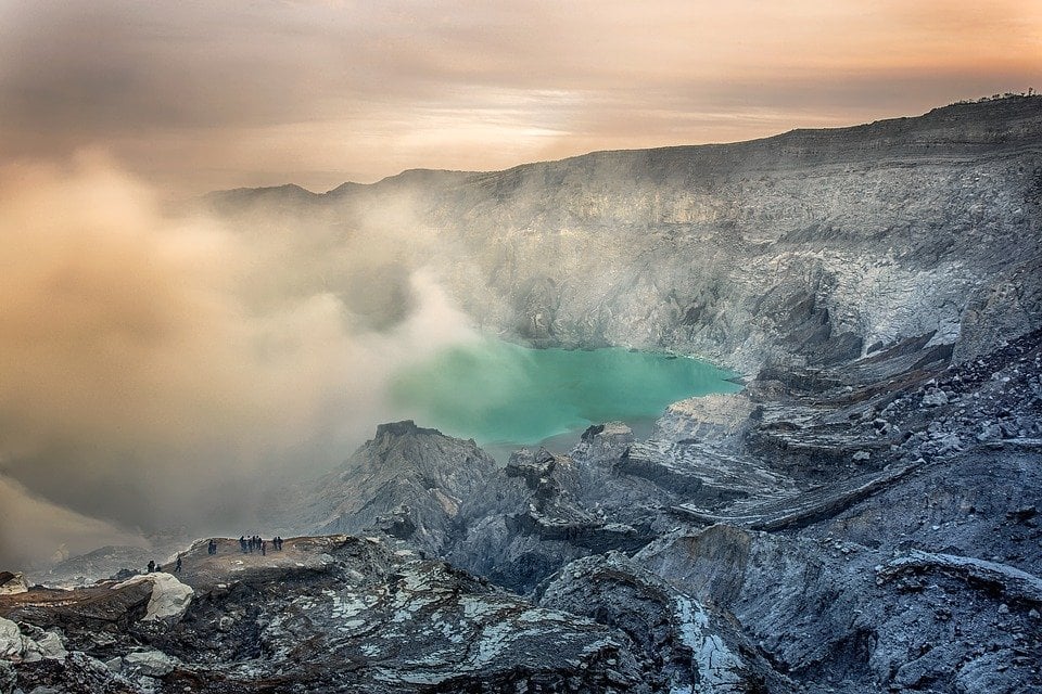 Geography Volcano Steam Indonesian Views