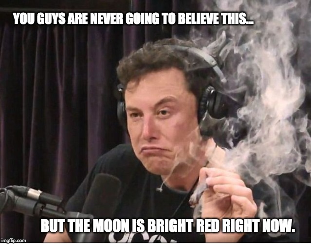 but the moon is bright bright now meme
