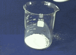 Sodium Polyacrylate on reacting with water