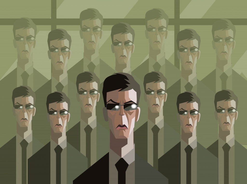 homens em clones de terno - Vector (delcarmat) s
