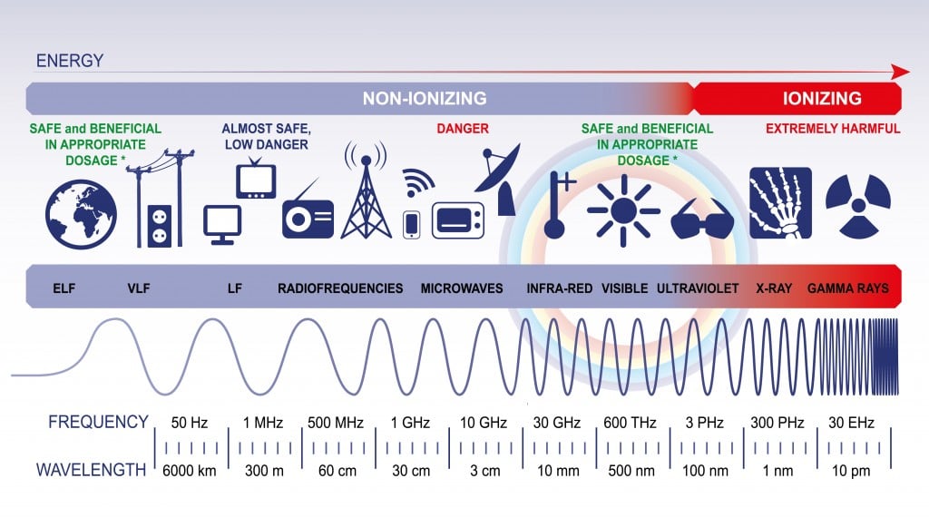 The electromagnetic spectrum - Vector( Polina Kudelkina)S