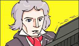 Beethoven heard his piano through bone conduction