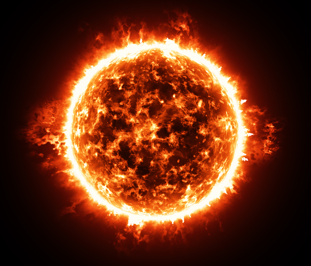 Atmosfera ardente de estrela gigante vermelha - Imagem (yurchak) s