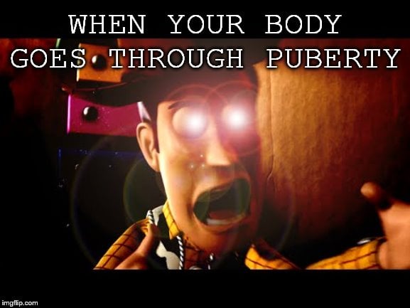 WHEN YOUR BODY GOES THROUGH PUBERTY