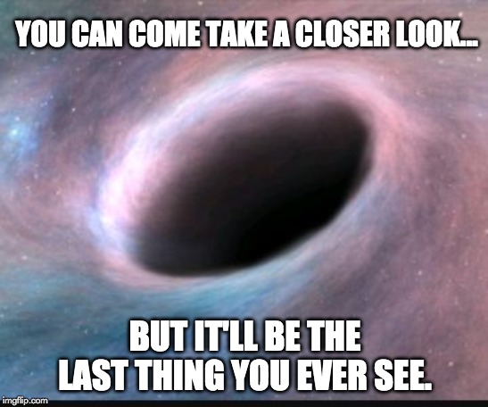 you can come take a closer look meme