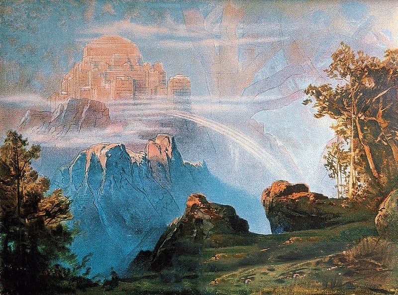 Walhalla (1896) by Max Brückner