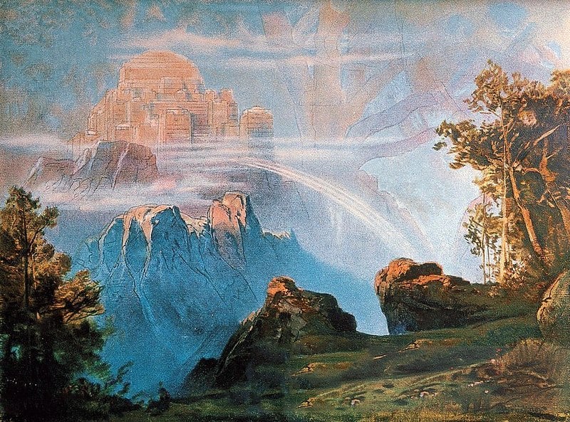 Walhalla (1896) by Max Brückner