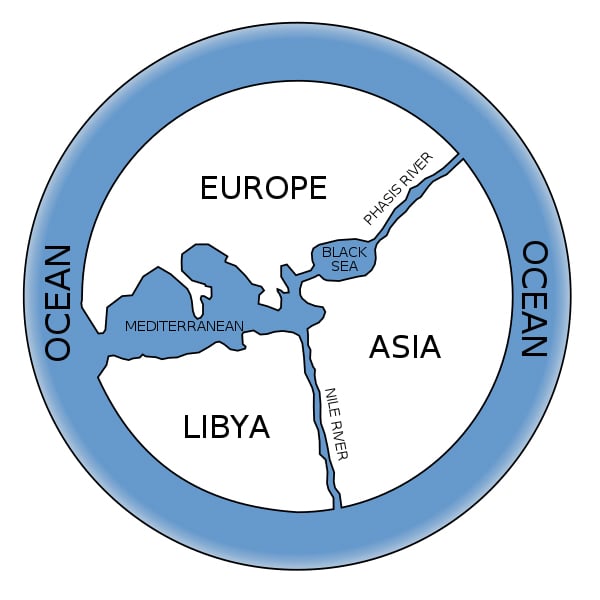 Mapa mundial de Anaximandro