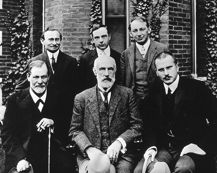 Hall Freud Jung in front of Clark