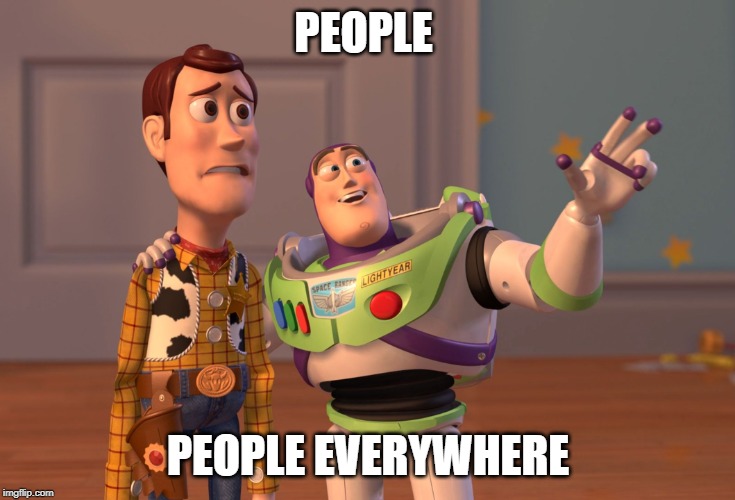 Human population growth rates are very high