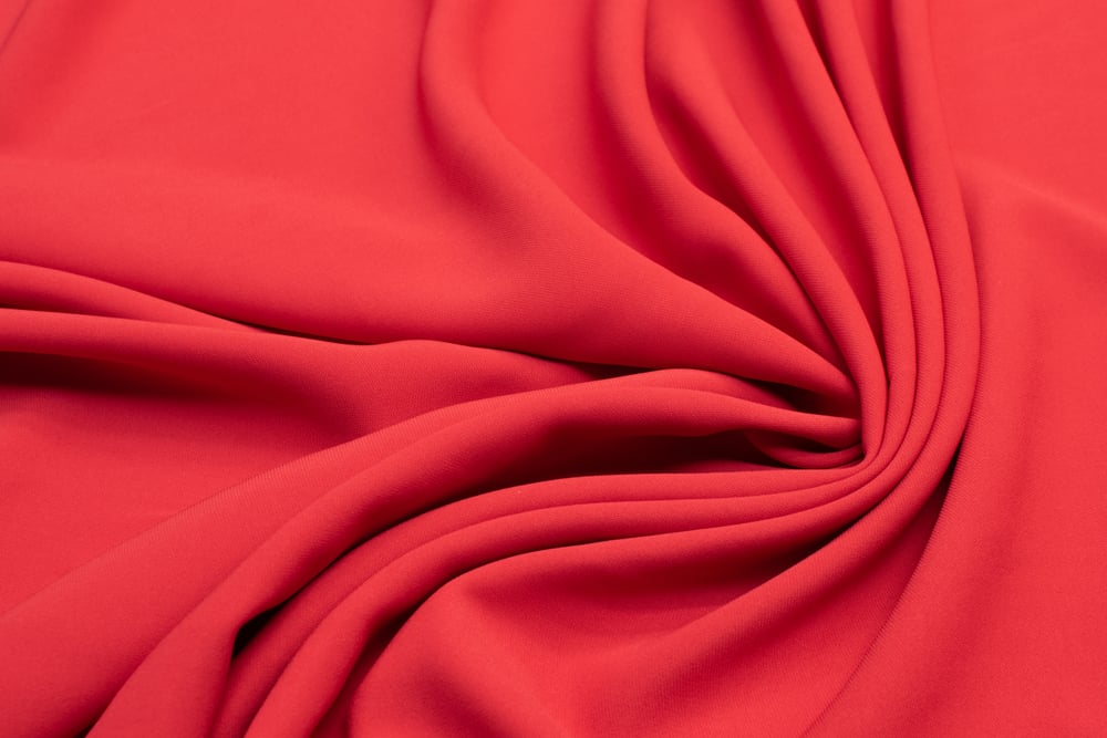 Fabric viscose (rayon). Color red-orange(DiPetre)s