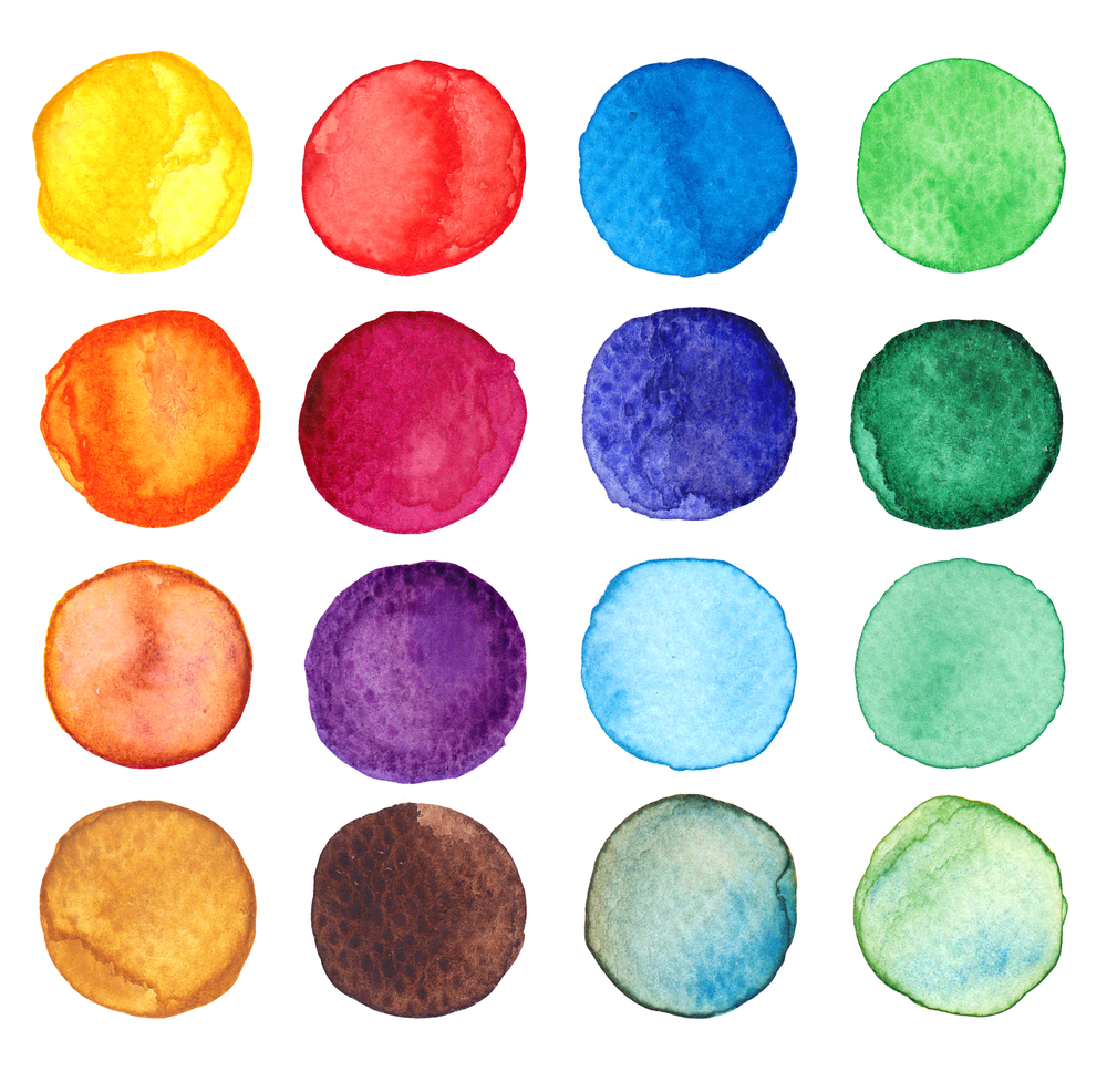 Set of multicolored watercolor dots(Velazquez77)s (1)