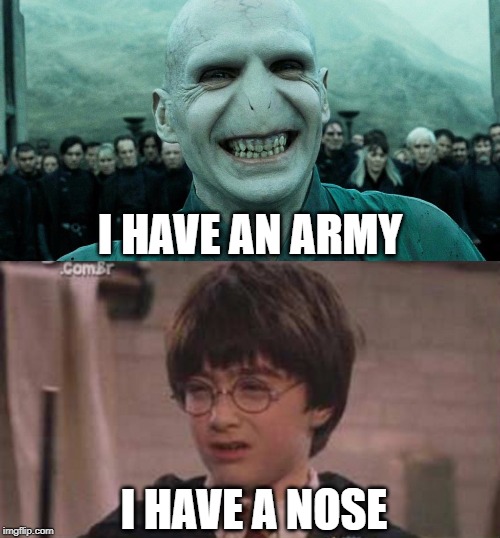 harry voldemort nose meme