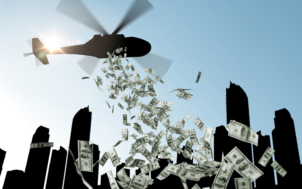 conceito de finanças, economia e política monetária (produção de pessoas) S