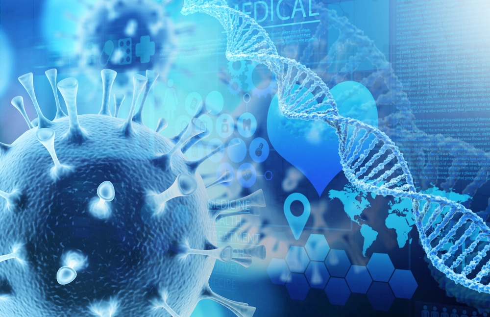 Close-up of virus cells or bacteria on light background(Billion Photos)s