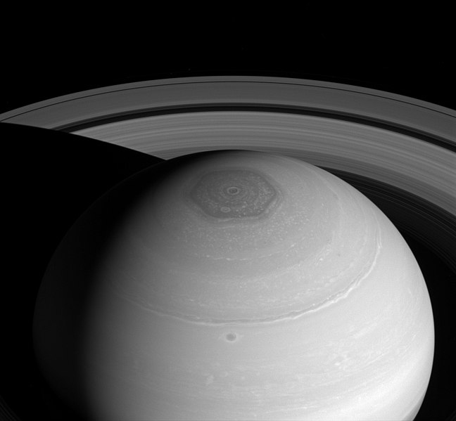 Saturn-NorthPolarHexagon-Cassini