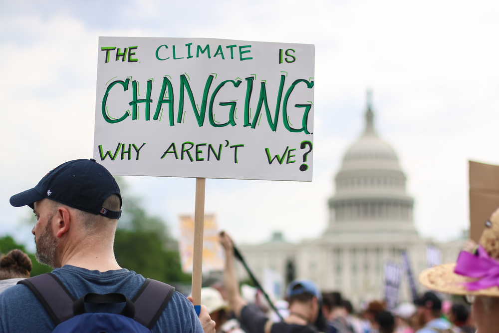 Milhares de pessoas participam da Marcha das Pessoas pelo Clima para lutar contra as mudanças climáticas (Nicole Glass Photography) s
