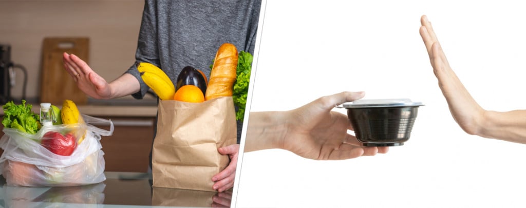 By simply refusing to use single-use plastic items, we can force companies to rethink their packaging