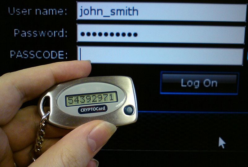 CryptoCard two factor
