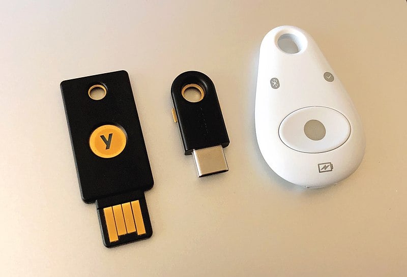 U2F Hardware Authentication Security Keys